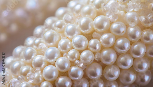 Vibrant Pearl: Abstract Background of Nature's Gemstone Splendor