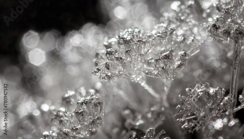 Vibrant Silver: Abstract Background of Nature's Gemstone Splendor