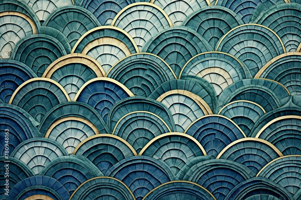 Elegance in Geometry Intricate Pattern Wallpaper spount ocean

