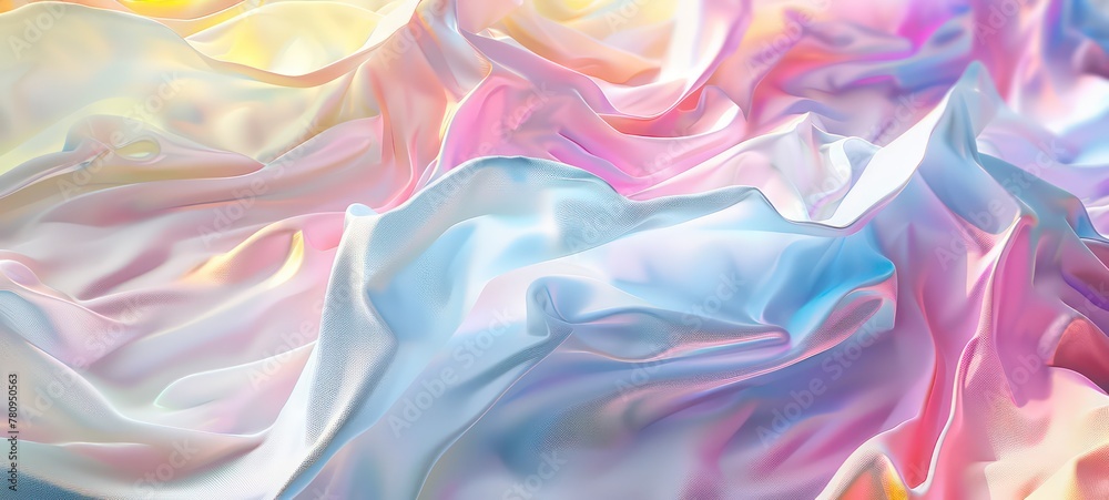 Fototapeta premium 3D Pink and Blue Digital Abstract Background, Book, Portfolio, Weeding background, Beauty Salon, Wallpaper