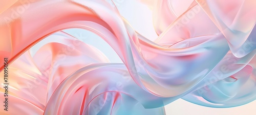 3D Pink and Blue Digital Abstract Background, Book, Portfolio, Weeding background, Beauty Salon, Wallpaper