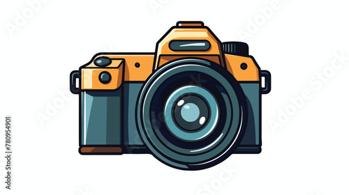 Canon icon image 2d flat cartoon vactor illustratio