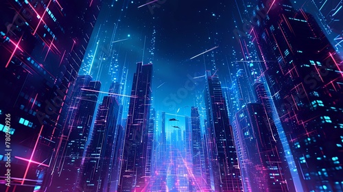 Futuristic Metropolis: Skyscrapers of Tomorrow./n
