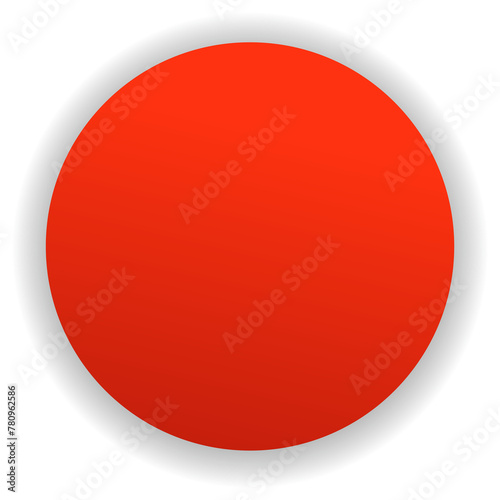 Red paper circle and shadow. Element for design Free Download Red paper circle and shadow. Element for design - GFXLoad