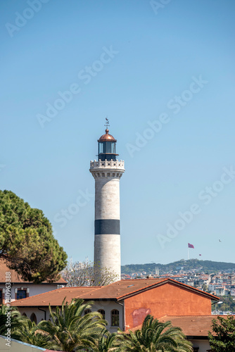 The Ahirkapi Lighthouse, Sarayburnu, Istanbul Turkey photo