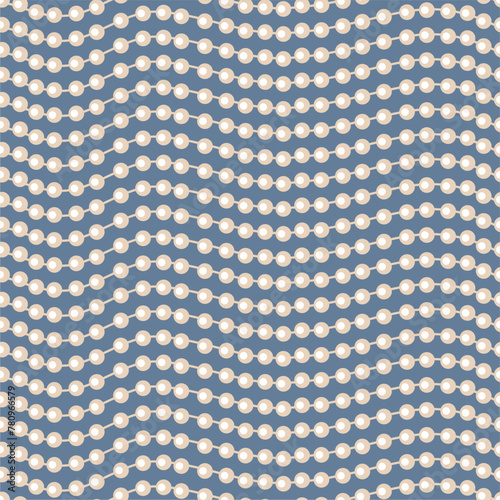 Seamless glamour print pattern with beads jewelry art decor wallpaper for textile, package, paper