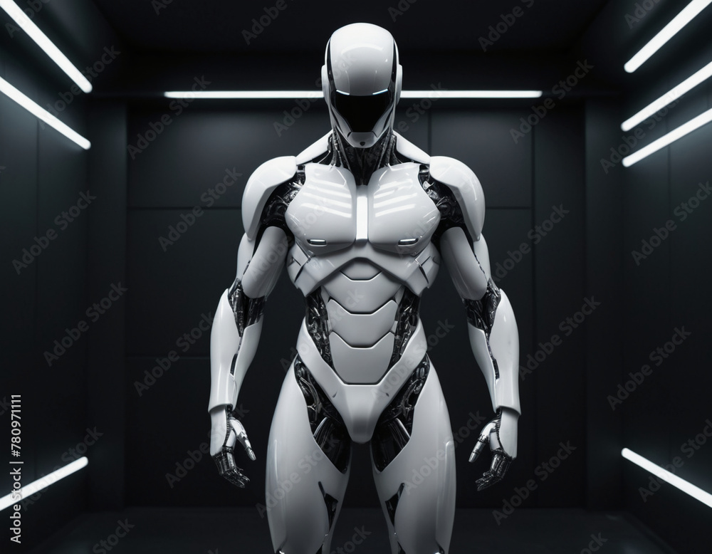 3d rendered illustration of an artificial intelligence robot 3d rendered illustration of an artificial intelligence robot