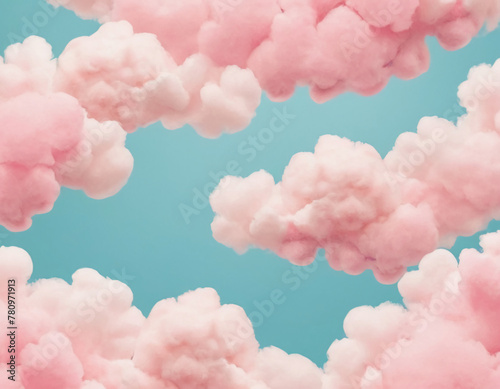 pink clouds in the sky background wallpaper