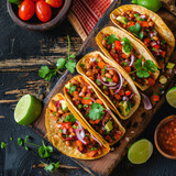 Mexican Tacos with Fresh Ingredients

