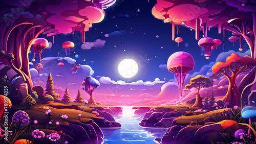Relaxing and peaceful The combination of 2D and 3D worlds and the popularity of fantasy. Generative AI.