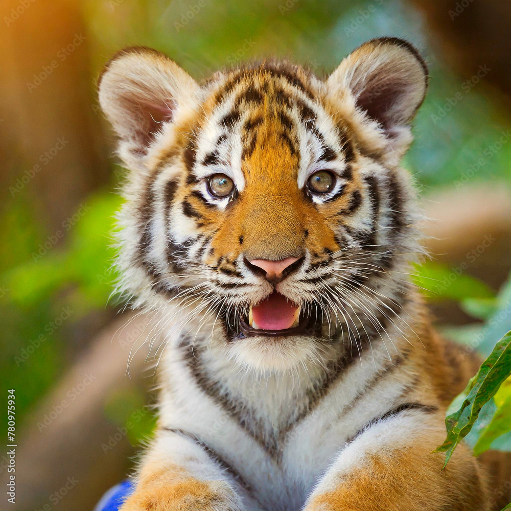 Obraz premium 아기 호랑이