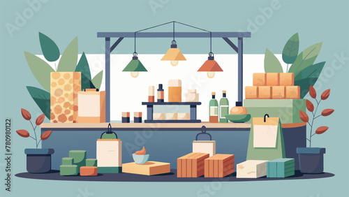 The scent of freshly made soaps and candles wafts through the air at the Crafted with Care booth. These artisanal products are made using