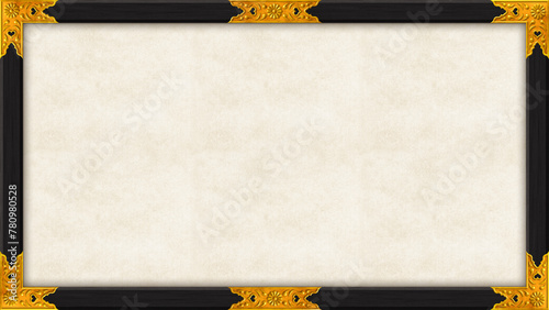 素材：高級感のある和風のフレーム