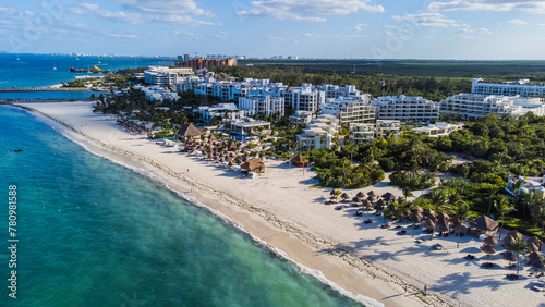 Mexican Beach Sunrise and Sunset Punta Sam Sun and Sand and Clear Water