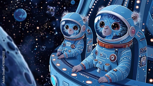 The Unexpected Spacefarers Animals in Spacesuits