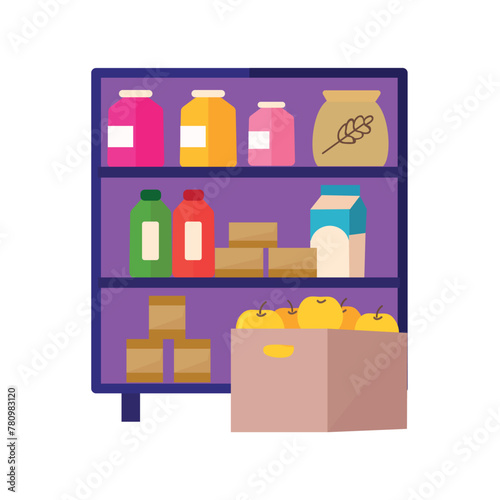 Food pantry icon clipart avatar logotype isolated vector illustration