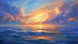 Majestic Ocean Sunset