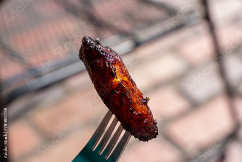 Εκτύπωση καμβά Fried plantains