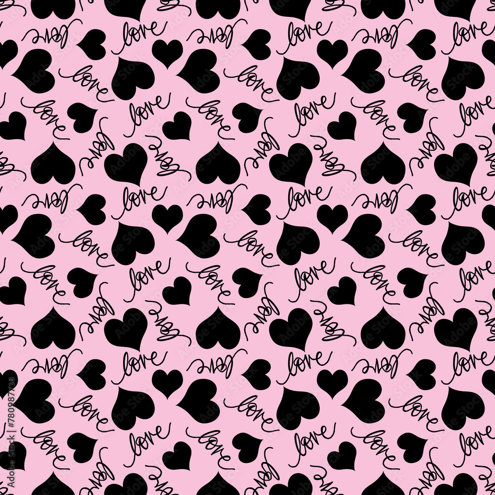 Fototapeta premium Seamless Pattern Digital Paper Vector Illustration