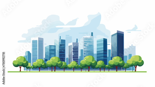 City urban view icon vector illustration graphic 2d © Quintessa