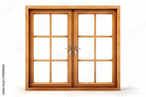 window isolated on solid white background