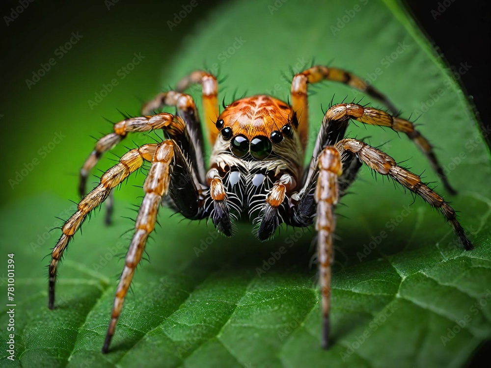 close up of a spider close up of a spider