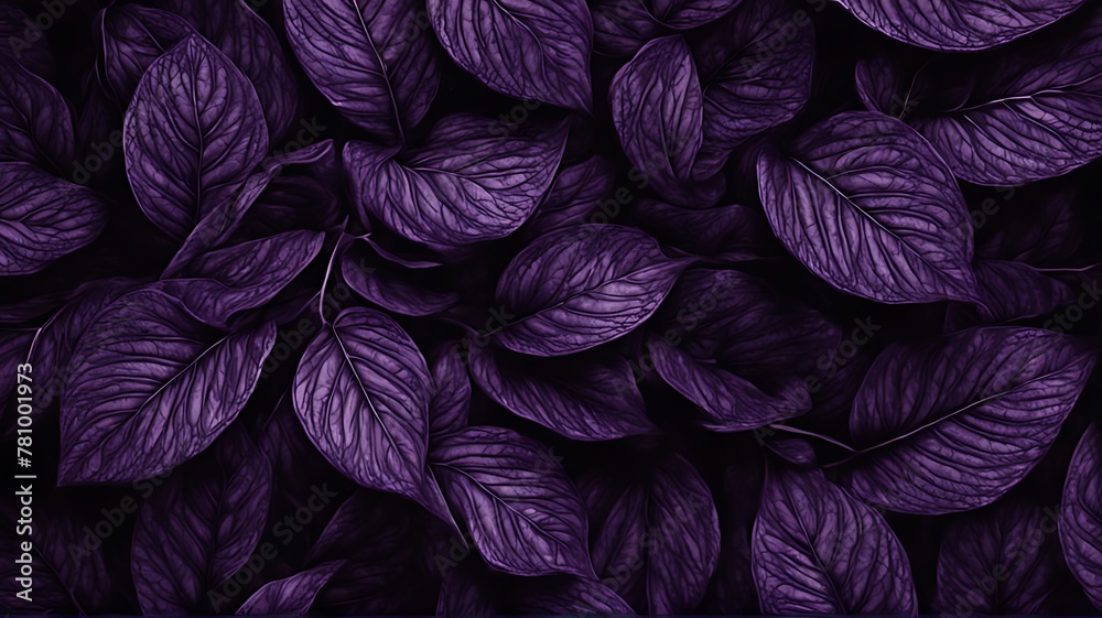 Dark violet pattern foliage pattern texture