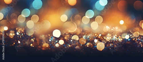 Various lights captured in a close-up shot, creating a blurred effect in the image