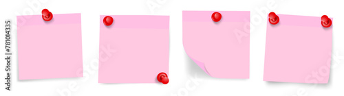 rpinkectangular display post its pines