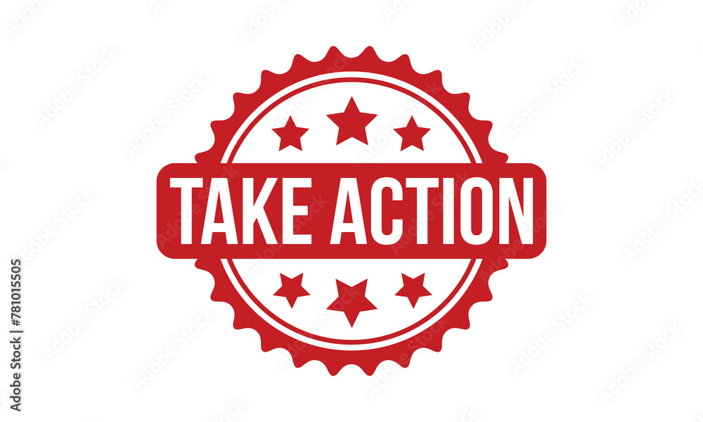 Take Action Rubber Stamp Seal Vector Take Action Rubber Stamp Seal Vector