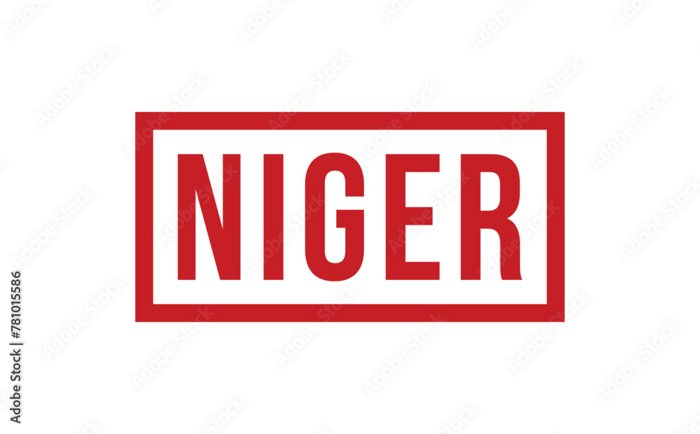Niger Rubber Stamp Seal Vector Niger Rubber Stamp Seal Vector