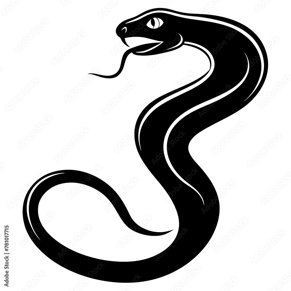 Obraz premium black vector illustration