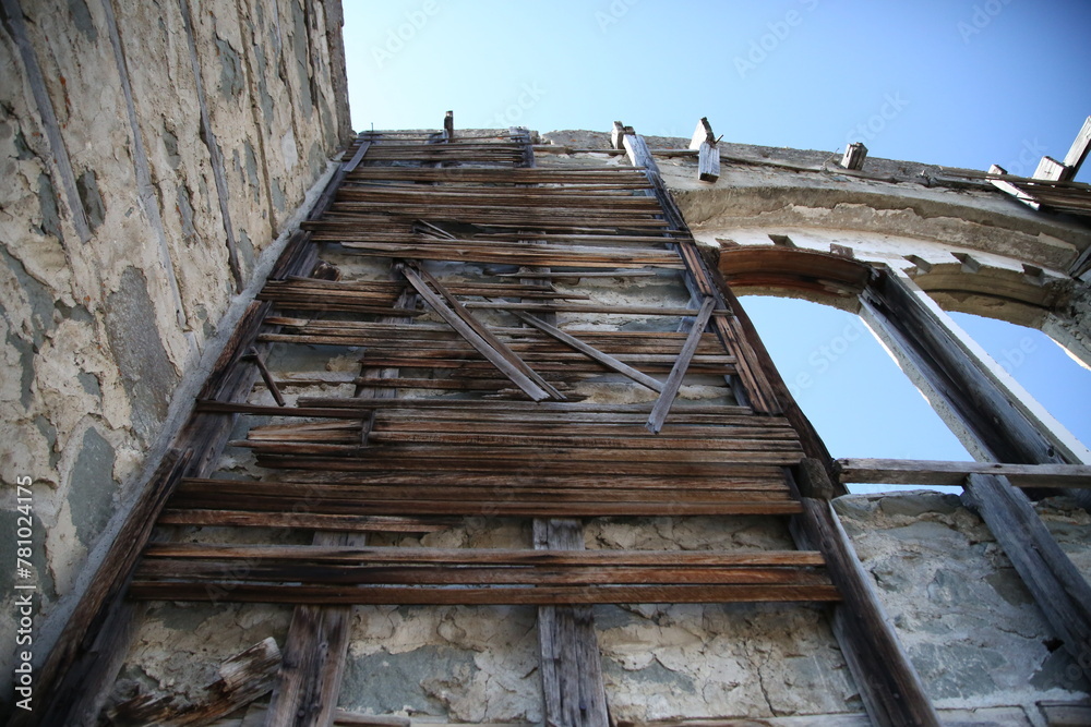 Fototapeta premium old wooden building
