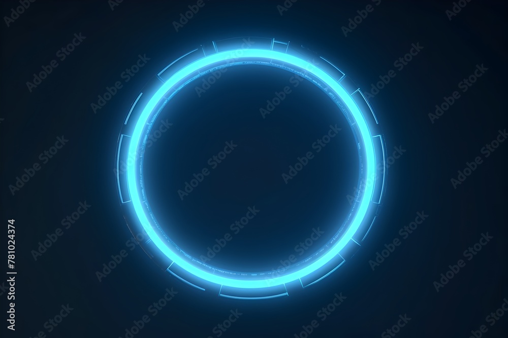 Glowing Neon Portal - Futuristic Sci-Fi Metal Construction Backdrop for Digital Artwork and Glowing Neon Portal - Futuristic Sci-Fi Metal Construction Backdrop for Digital Artwork and