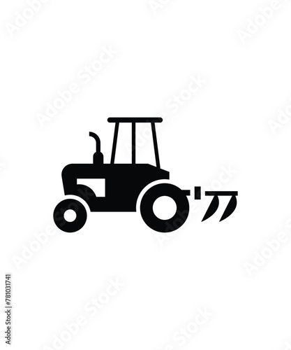 tractor icon, vector best flat icon.