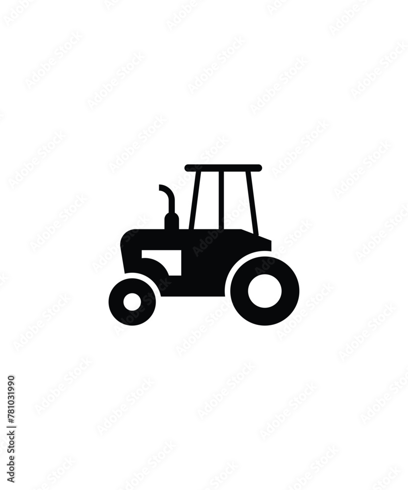 tractor icon, vector best flat icon.
