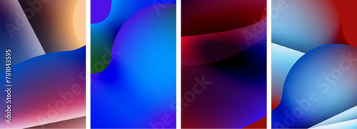 Abstract colors. Abstract backgrounds for wallpaper, business card, cover, poster, banner, brochure, header, website