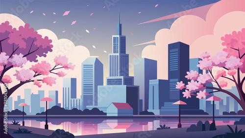 As spring blooms the city comes alive with the vibrant colors of blooming flowers and budding trees. The city that was once covered in gray is