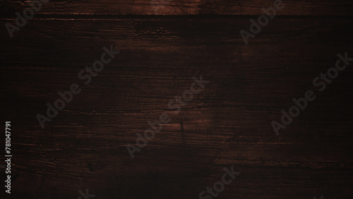 Dark brown and black wood wall background. For backdrops, antiques, banners, historical scenes.