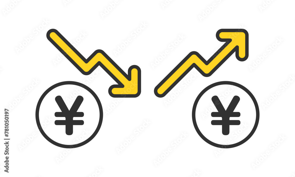 Fototapeta premium 円安 円高