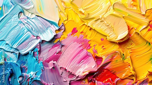 Abstract washes of watercolor paint create a colorful background © Wp Background