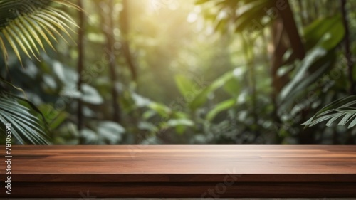 nature with our minimalist wooden backdrop  harmonizing perfectly with lush jungle scenery.