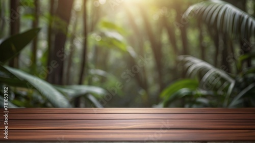 nature with our minimalist wooden backdrop, harmonizing perfectly with lush jungle scenery.