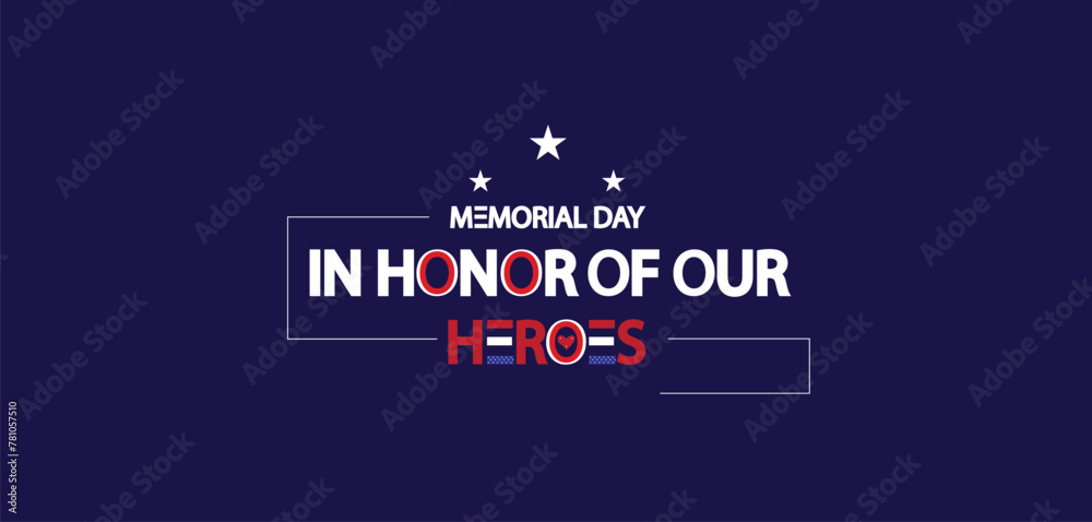 Remembering Our Heroes A Memorial Day Illustration Design Remembering Our Heroes A Memorial Day Illustration Design