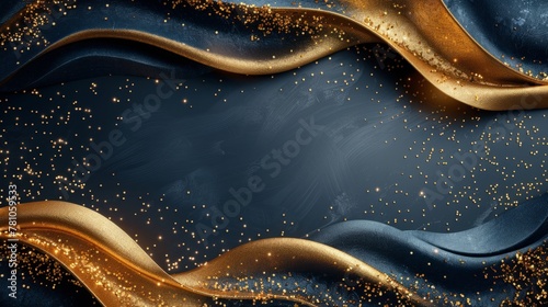Special background geometric Gradient graphic pattern. black and gold.