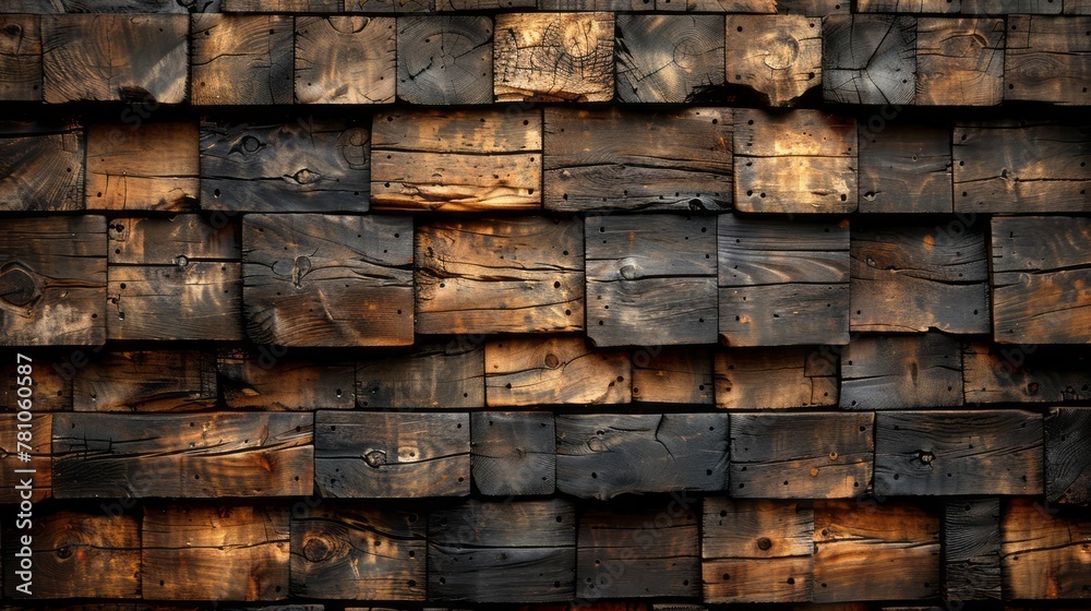 Dark brown wood wall background Dark brown wood wall background