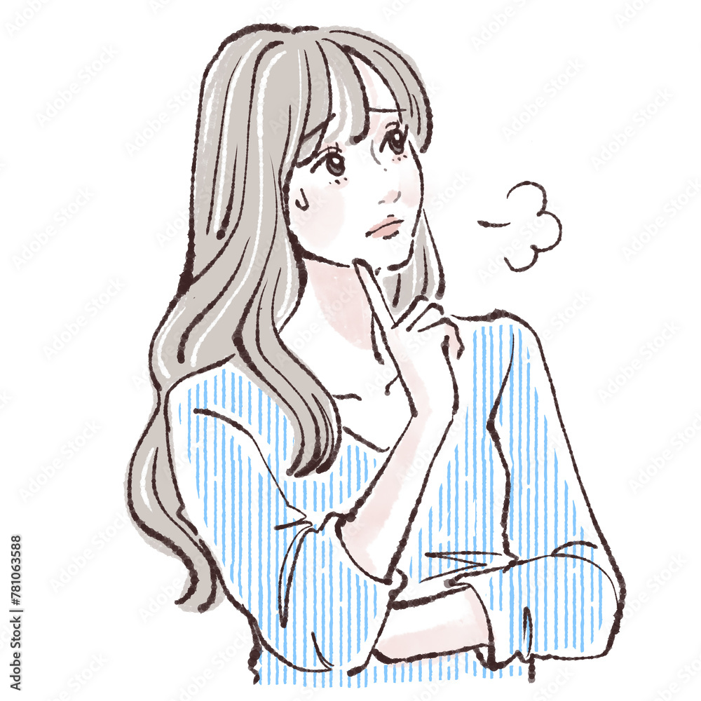 女性・女の子のイラスト素材 女性・女の子のイラスト素材