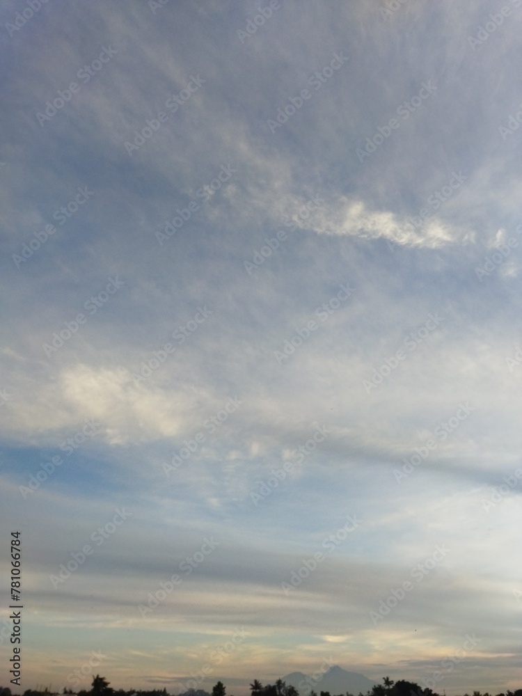 Photo of the sky in the countryside