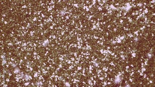 Golden glitter sparkles loop background