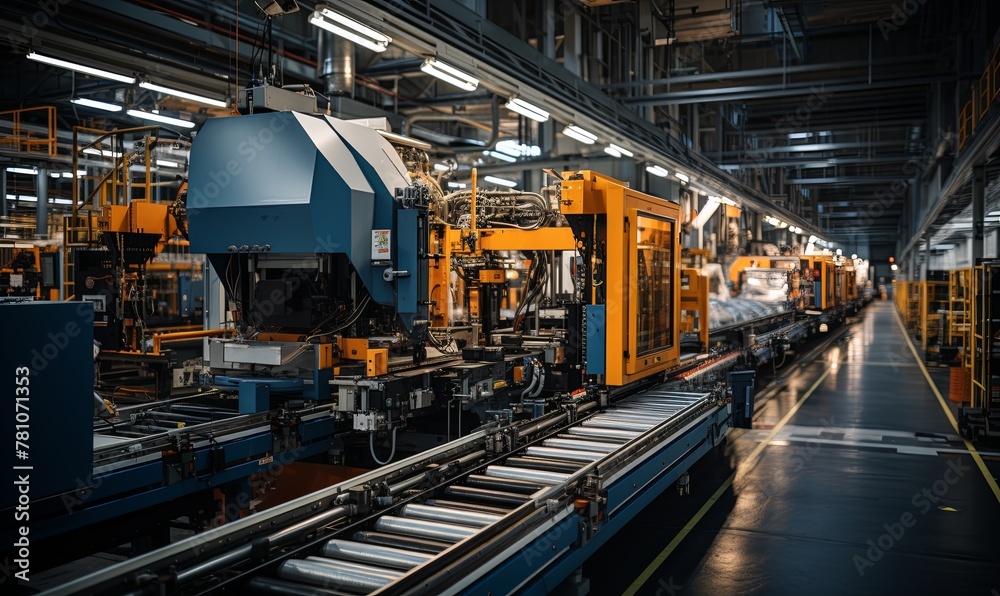 Busy Machine Shop With Numerous Machinery Busy Machine Shop With Numerous Machinery